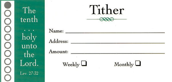 Offering Envelope: Tithers (No. 3 Size) (Pack Of 100)