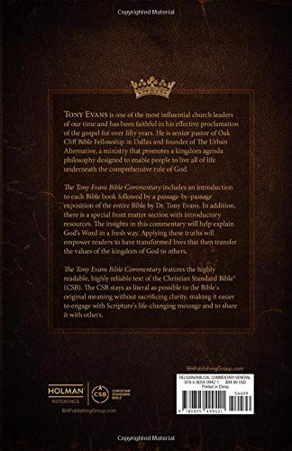 Tony Evans Bible Commentary: Advancing God's Kingdom Agenda