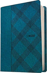 The Message Deluxe Gift Bible, Crosshatch Denim Leather Touch