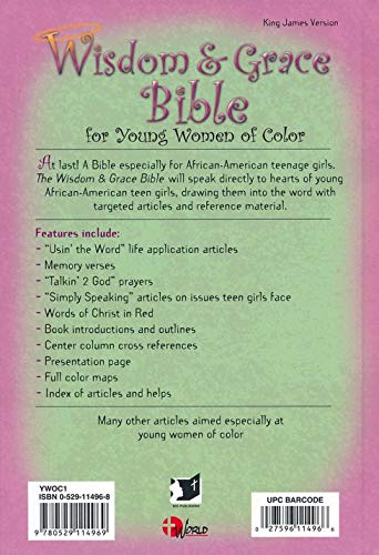 Wisdom & Grace KJV Bible, For Young Women Of Color