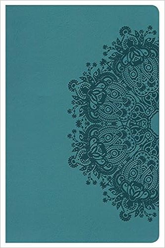 KJV Large Print Reference Bible, Teal Leather Touch, Indexed