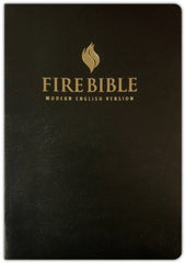Fire Bible MEV Study Bible, Black Bonded Leather