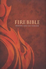 Fire Bible MEV Study Bible, Brown Leather Touch