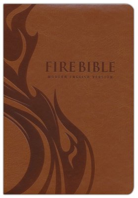 Fire Bible MEV Study Bible, Brown Leather Touch