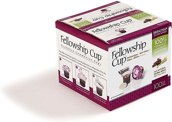 Fellowship Cup Prefilled Communion Cups, 100 Count