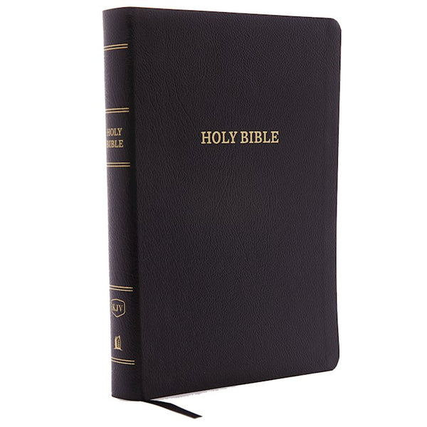 KJV Giant Print Reference Bible, Black Bonded Leather