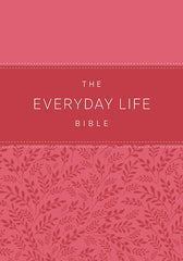 The Everyday Life Bible Amplified Bible, Pink Leather Touch