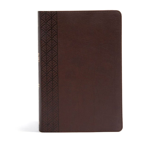 CSB The Study Bible For Women, Chocolate Leather Touch, Indexed