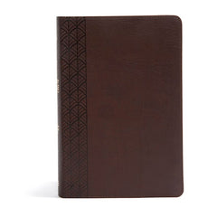 CSB The Study Bible For Women, Chocolate Leather Touch, Indexed