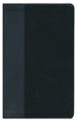 KJV Giant Print Reference Bible, Black Leather Touch