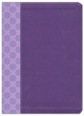 CSB Study Bible Purple Leather Touch, Indexed