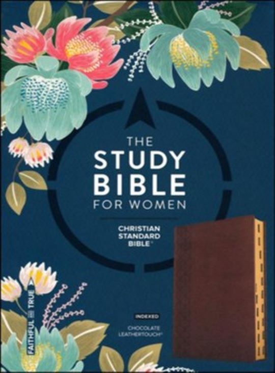 CSB The Study Bible For Women, Chocolate Leather Touch, Indexed