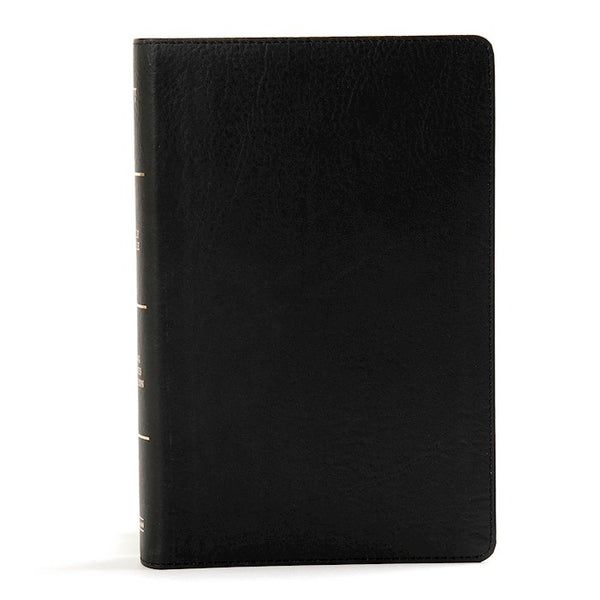 KJV Large Print Reference Bible, Black Leather Touch