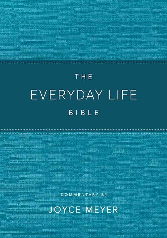 The Everyday Life Amplified Bible, Teal Leather Touch