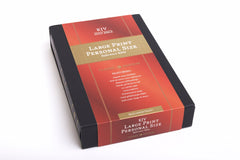 KJV Large Print Reference Bible, Classic Black Leather Touch