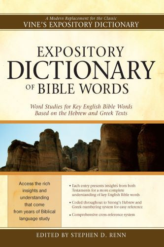Expository Dictionary Of Bible Words