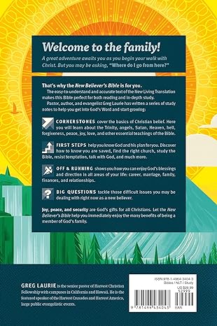 New Believer's NLT Bible, Hardcover