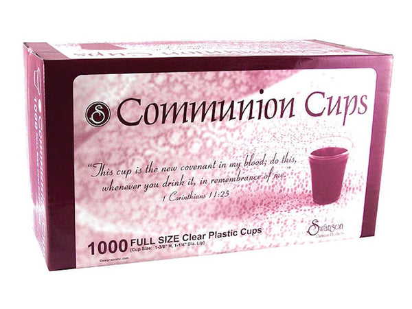 Communion Cups - Plastic Cups (1000 Count Box)