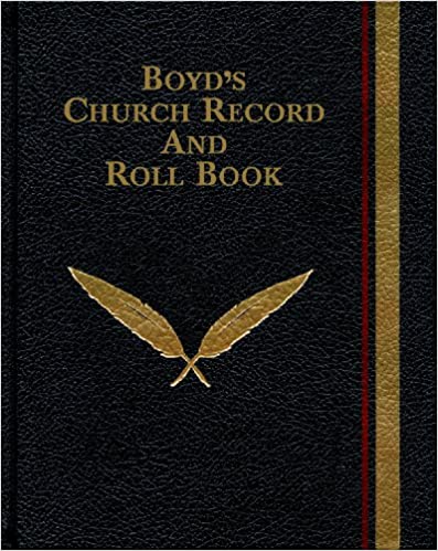 Boyd's Church Record And Roll Book