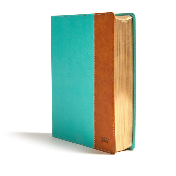 CSB Tony Evans Study Bible Teal/Earth LeatherTouch